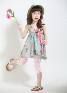 Venta al por Mayor en Línea de Ropa Infantil, Pantalones Casuales de Algodón con Encaje para Niñas, de un Fabricante Chino - Product Image 3