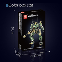 Mould King 93010, Bloques de Construcción de Mecha de Ciencia Ficción, Modelo de Juguete MOC, Bloques de Construcción para Niños