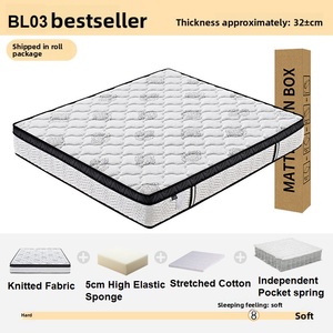 Paquete <span class=keywords><strong>de</strong></span> rollo <span class=keywords><strong>de</strong></span> colchón <span class=keywords><strong>de</strong></span> espuma viscoelástica <span class=keywords><strong>de</strong></span> estilo transpirable <span class=keywords><strong>3D</strong></span> OEM y ODM para dormir cómodo muebles para el hogar colchón <span class=keywords><strong>de</strong></span> Hotel - Product Image 2
