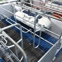 Cage de mise bas entièrement automatique pour truies et porcelets, enclos de mise bas de haute qualité pour porcs, équipement d'élevage