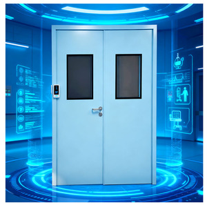 <span class=keywords><strong>Puerta</strong></span> <span class=keywords><strong>de</strong></span> sala limpia médica automática moderna, purificación <span class=keywords><strong>de</strong></span> polímero <span class=keywords><strong>de</strong></span> supermercado, <span class=keywords><strong>puerta</strong></span> <span class=keywords><strong>de</strong></span> acero <span class=keywords><strong>de</strong></span> madera <span class=keywords><strong>de</strong></span> vidrio, <span class=keywords><strong>hierro</strong></span> forjado para Hospital - Product Image 1