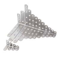 Supports d'angle en L à 90 degrés de haute qualité sur mesure en acier inoxydable avec finition thermolaquée, taille personnalisée pour