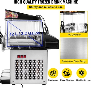 Snacks Machine Commerciale <span class=keywords><strong>Slash</strong></span> Slush Granita Machine Boissons Glacées Crème Glacée Sorbet Granita Slush Chiot Slush Maker Machine - Product Image 6