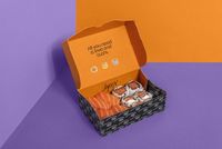 Carton recyclé de luxe personnalisé à emporter emballage alimentaire boîte en carton imprimé avec feuille UV finition mate restauration déjeuner repas boîte
