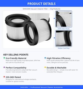SHOUXIN Accesorios para Aspiradora Eléctrica Del Mar, Filtros HEPA, Filtros Eva de 32mm, Manual, Ecológico, para Uso Doméstico - Product Image 2
