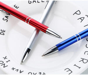 ปากกาลูกลื่นของขวัญสีอะลูมิเนียมปากกาโลหะขนาด0.5มม. - Product Image 1