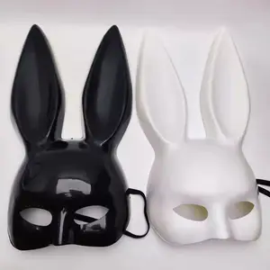 Halloween Rekwisieten Feestmeisjes Konijnenmasker Vrouwen Maskerade Konijnenmasker Cosplay Hoofddeksels Konijnenmasker