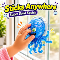 Jouet Squishy en forme de pieuvre, rembourré de maltose, à remontée lente, anti-stress, à presser, pour enfants et adultes