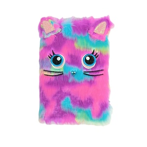 2024 nuovo taccuino peluche KEC carino diario Kawaii Mini cartone animato morbido soffice diario quaderno peloso per bambini e adulti - Product Image 1