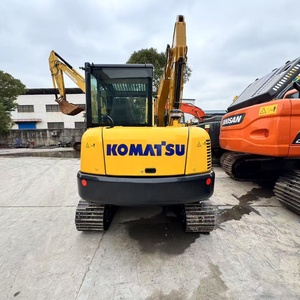 Excavadora de orugas hidráulica usada Komatsu PC56 de 6 toneladas, original japonesa, con pocas horas de uso, para proyectos pequeños - Product Image 2