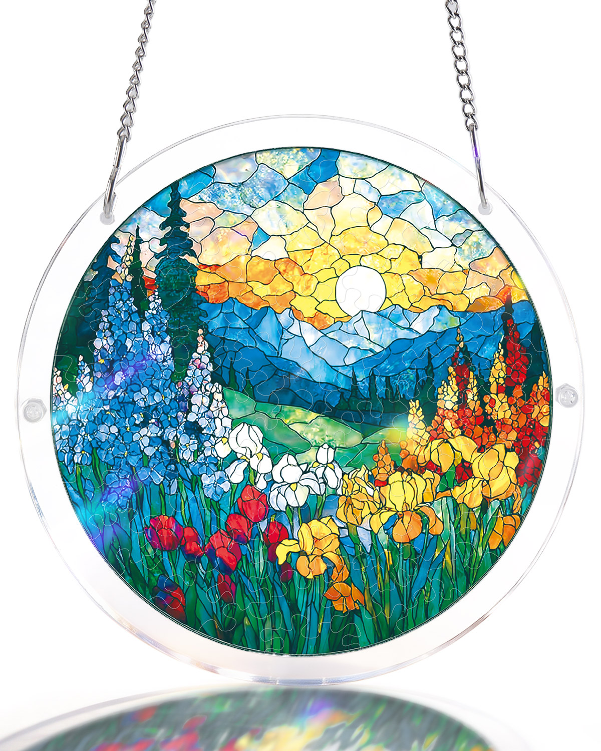 Mar de flores del amanecer