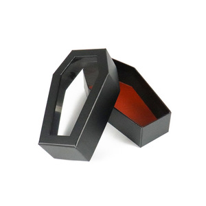 Yz Tùy Chỉnh Mini Màu Đen Gothic Quan Tài Hình Sô Cô La Lash Món Quà Các Tông Bao Bì Hộp Thực Phẩm Nổi Halloween Trang Trí Nội Thất Rượu Vang Cookie - Product Image 5