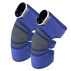 膝パッドマッサージ機能: 赤い光ソフトポリエステル理学療法ランプ付き44ビーズ治療 - Product Image 2