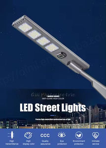 Luz de calle Solar LED remota de 100W-300W, Chip SMD, resistente al agua, IP65, Sensor de movimiento de aleación de aluminio, luz de jardín de carretera alimentada por batería - Product Image 4