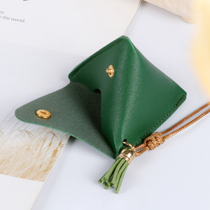 Portamonete in Pelle Mini Zongzi con Chiusura a Bottone e Tracolla Antifurto, Logo Personalizzabile, Vendita Diretta dalla Fabbrica - Product Image 5