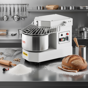 Mélangeur à pâte commercial Vevor 8,5 Qt, bol en acier inoxydable, machine à pétrir à double rotation pour usage en boulangerie - Product Image 2