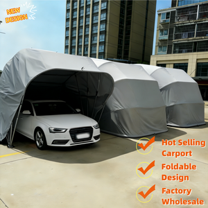 Garage mobile pratique, abri de voiture pliable et abordable, auvent de garage pliable - Product Image 5