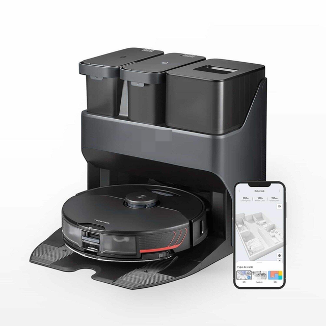 NEW ORIGINAL RobBorocks S7 MaxV Ultra Robot Vacuum with Automatic Cleaning Wet/Dry and Empty Wash Fill Dock
