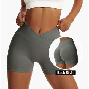 Pantalones cortos de yoga sin costuras de alta elasticidad Push up Scrunch Butt Shape - Product Image 2