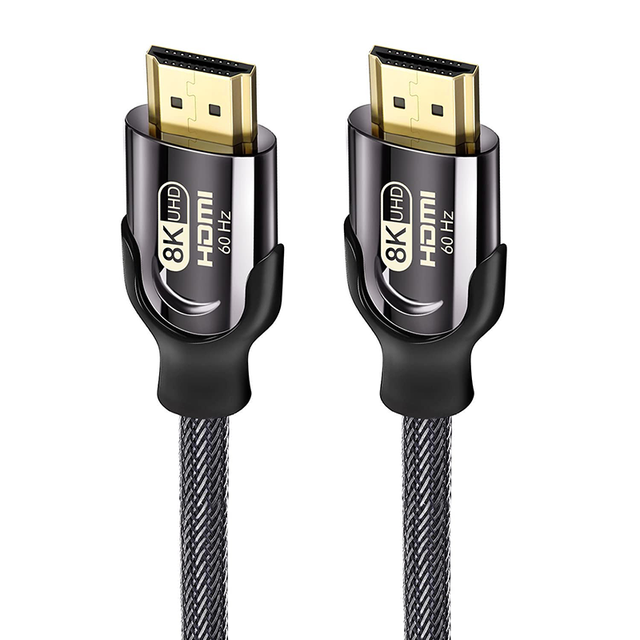 Ultra HD 8K 60Hz HDMI 2.1 Cable High Speed 48Gbps 4K/120Hz HDMI to HDMI Cable Universal for Switch Laptop TV