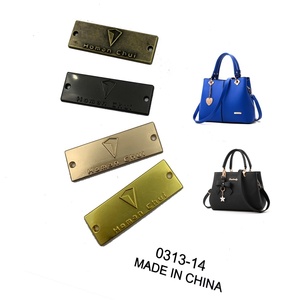 Metal <b>Accessory</b> Metal Brand logo Label for <b>Bags</b> and Clothing - Product Image 1