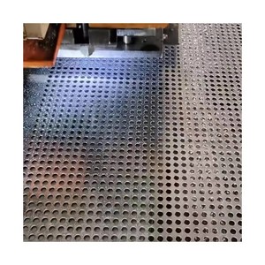 Panel Decorativo de Chapa Metálica Perforada, Placa de Malla Perforada Galvanizada con Orificios Redondos, Malla Perforada - Product Image 3