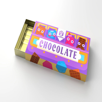 Boîte à biscuits pliable personnalisée recyclable avec laminage mat et revêtement UV, boîte d'emballage alimentaire pour gâteaux en carton blanc