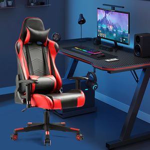E-Sports <b>Chair</b> Gaming <b>Chair</b> PU Leather Tilting Computer <b>Chair</b> For Bedroom <b>Study</b> Commercial Space - Product Image 2