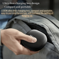 Headset Olahraga Erazer X9 HD Layar Digital BT 5.4 Peredam Kebisingan ENC Panggilan HD Kualitas Suara HiFi Earbuds Nirkabel