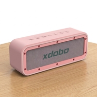 XDOBO Speaker Portabel Bass Berat 50W untuk 5.0 IPX-7 Tahan Air Baterai 4000-6000mAh Mendukung Kartu Memori Penggunaan Luar Ruangan