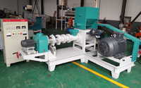 Nouvelle machine à fabriquer des granulés flottants et coulants pour aliments pour poissons en acier inoxydable |   Extrudeuse haute capacité 200 kg/h