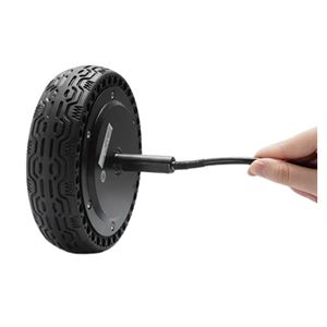 Ampstech 6,5 pulgadas 7Nm 24Dc <span class=keywords><strong>carretilla</strong></span> eléctrica Hub Motor sin escobillas Dc Motor <span class=keywords><strong>rueda</strong></span> de eje único con calidad al por mayor - Product Image 1