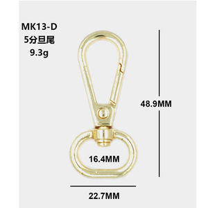 Yüksek Kaliteli Nikel İçermeyen Metal Klipsli Kanca, Çinko Alaşımlı Anahtarlık Tokası ve Yaylı Döner Klipsler, Metal Logo Etiketi - Product Image 1