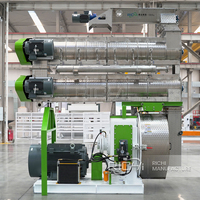 Machine à granulés d'aliments RICHI - Équipement de traitement des aliments pour animaux de type matrice annulaire à vendre