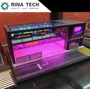 แผงไฟ LED RGB สำหรับห้องโดยสารรถยนต์ พร้อมบล็อกสีส้มและสไตล์โค้งสีขาว สำหรับไฟส่องบันไดประตูแบบกำหนดเอง - Product Image 2