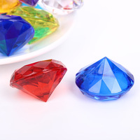 Perle plastique Diamant Gemmes Bijoux Pirate Gems Set Treasure Jewels Chest Hunt Party Favors