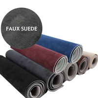 Tissu en suède doux et épais en mica recyclé 100% polyester tricoté avec mousse pour le plafond intérieur