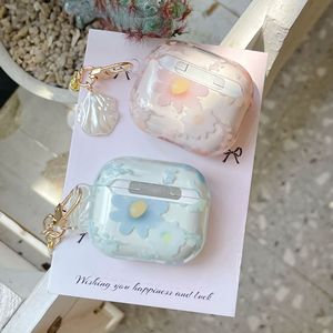 Funda Transparente IMD con Diseño de Flor para Auriculares Inalámbricos AirPods Pro 4, Compatible con Apple 1/2/Pro, Funda Protectora Suave Resistente a Caídas - Product Image 2