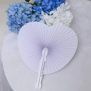 Abanicos Plegables de Plástico Personalizados con Logotipo, para Bodas, Fiestas, Bautizos, Bar Mitzvah, Regalos para Invitados, Decoración del Hogar - Product Image 1