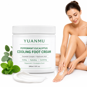 <span class=keywords><strong>Crema</strong></span> de <span class=keywords><strong>Pies</strong></span> Refrescante con Ceramida, Eucalipto y Menta, Hidratación Profunda, Alivia <span class=keywords><strong>Pies</strong></span> Secos, Agrietados y Cansados - Product Image 1