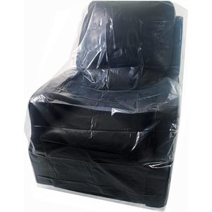 Funda para sofá de 134 x 42 pulgadas, de plástico, para mudanza y almacenamiento, para sofás de hasta 8 pies de largo - Product Image 4