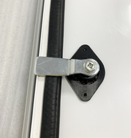 Pièces de rechange et accessoires en alliage d'aluminium pour camping-car, caravane, porte d'accès multifonction blanche, porte avant isolée avec ventilation
