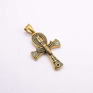 Collar con Colgante de Cruz Ankh 2026 para Hombre, Antideslustre, Impermeable, Acero Inoxidable 316, Joyería Cristiana Moderna, Regalo de Moda al por Mayor - Product Image 3