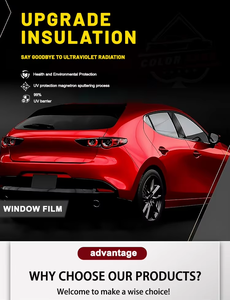 <span class=keywords><strong>Film</strong></span> de teinte électrique en carbone Innofilms PET pour vitres de voiture, technologie intelligente commutable à distance, 25 % VLT, 99 % de protection UV, 5+ ans - Product Image 3