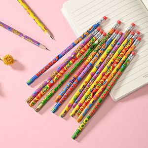 Lot de 100 crayons en bois HB à motifs de dessins animés pour cadeaux de fête d'anniversaire d'enfants, prix de peinture pour étudiants, fournitures scolaires - Product Image 4