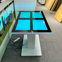 Table de jeu numérique interactive intelligente multi-touch étanche à double système de 43 pouces, écran tactile LCD, table basse pour la famille et les enfants
