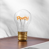 Nouveauté : Ampoule LED à filament SMD alimentée par batterie Li-ion rechargeable USB 6V 300mA pour usage résidentiel, en matériau PC