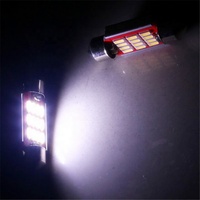Ampoules LED Canbus 12V 41mm 31mm 36mm 3014 Festoon C5W pour éclairage de dôme de voiture, lecture de cartes et plaque d'immatriculation