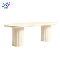 Table basse moderne en fibre de verre sur mesure pour salon, bureau, appartement, hôtel