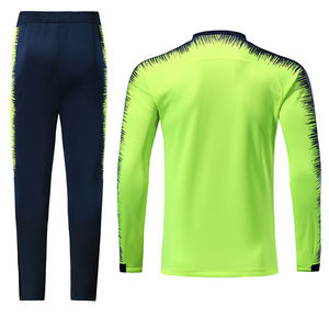 Grosir desain baru 18/19 setelan olahraga latihan pria lengan panjang pakaian sepak bola baju olahraga dengan ritsleting - Product Image 2